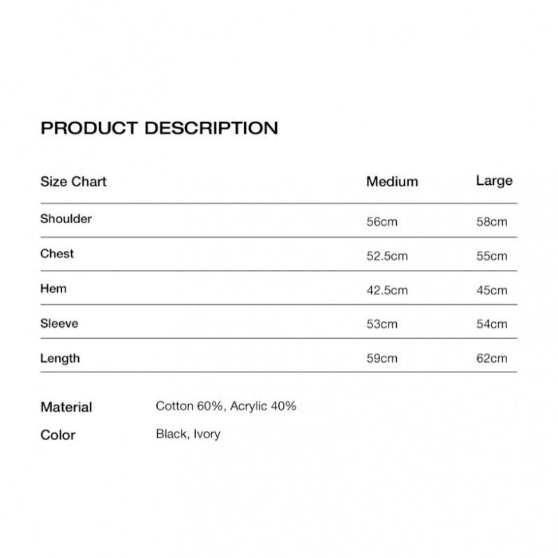 キャビッシュ W ダメージスターニットクルーネックブラック (CV2DFFK601A) キャビッシュ W ダメージスターニットクルーネックブラック (CV2DFFK601A)