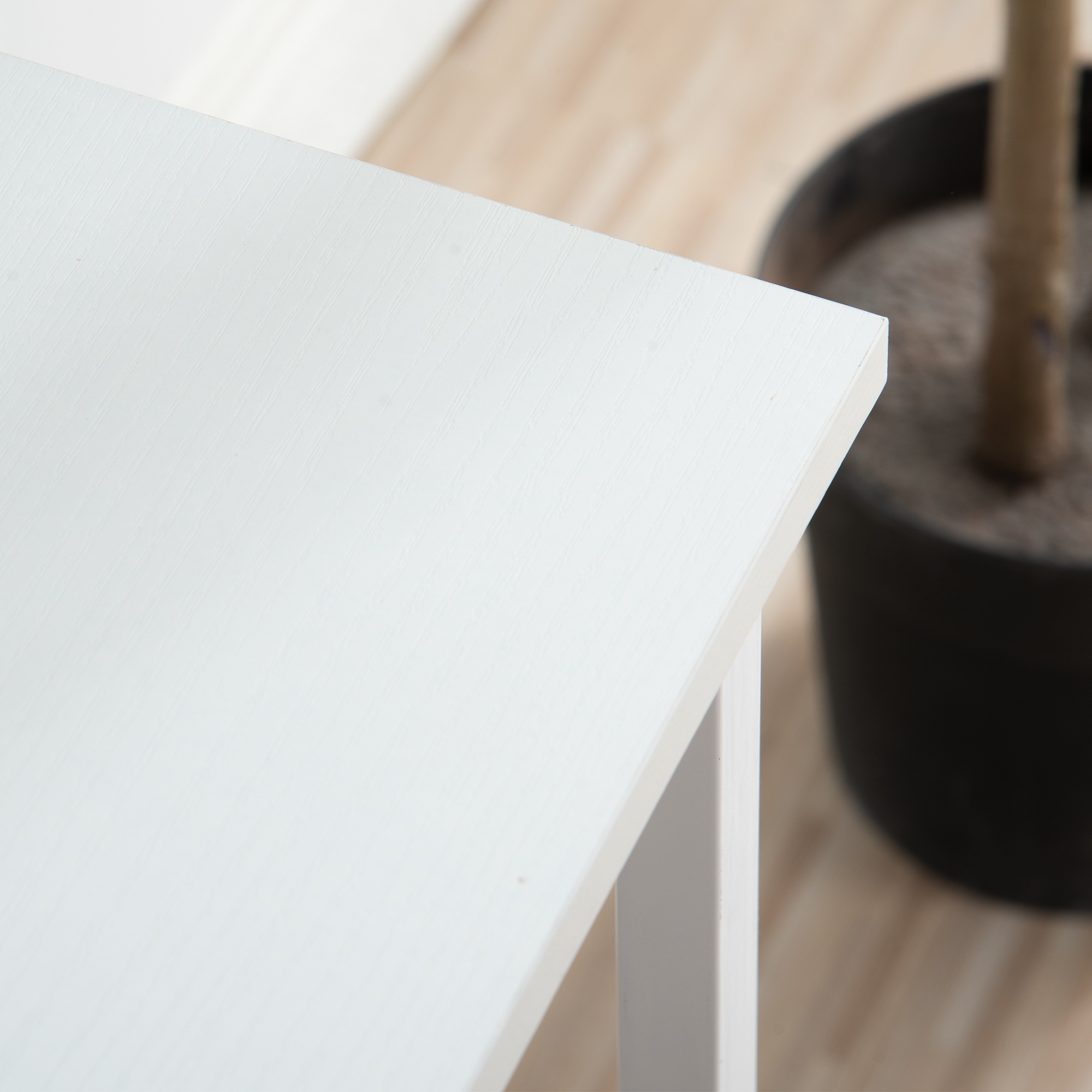 ホワイト パソコンデスクL字120cm2段ラック付デスク木製ミシン台書斎机勉強机 Amazon.co.jp: 【ホワイト】広いスペース パソコンデスク L字