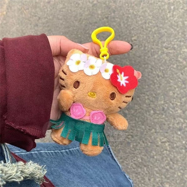 キティちゃん　ハローキティ　キーホルダー　サングラス　カオハナ 💖 カオハナのシャカシャカキーホルダー❣️ サンキューマートで