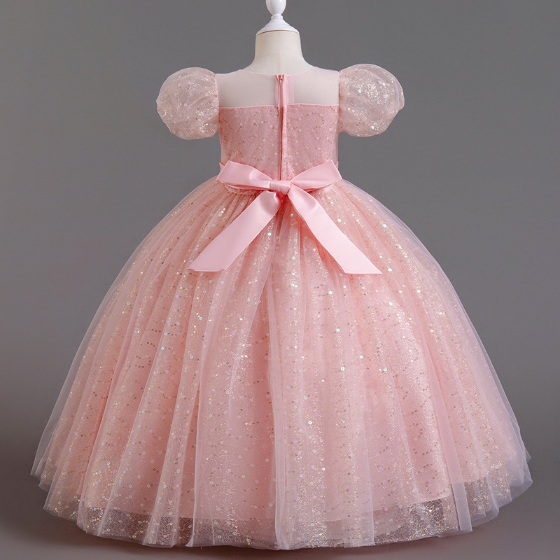 1歳女の子プリンセスドレス子供ウェディングドレスロング女の子メッシュスカートサマースタイル 1歳女の子プリンセスドレス子供ウェディングドレスロング女の子メッシュスカートサマースタイル