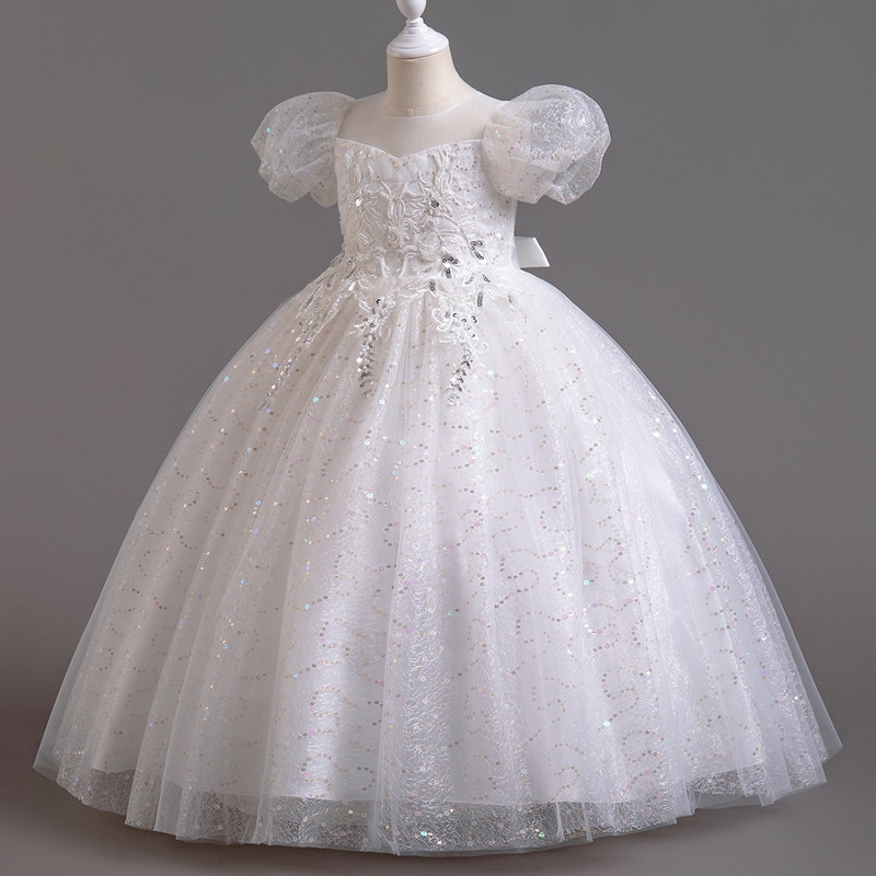 1歳女の子プリンセスドレス子供ウェディングドレスロング女の子メッシュスカートサマースタイル 1歳女の子プリンセスドレス子供ウェディングドレスロング女の子メッシュスカートサマースタイル