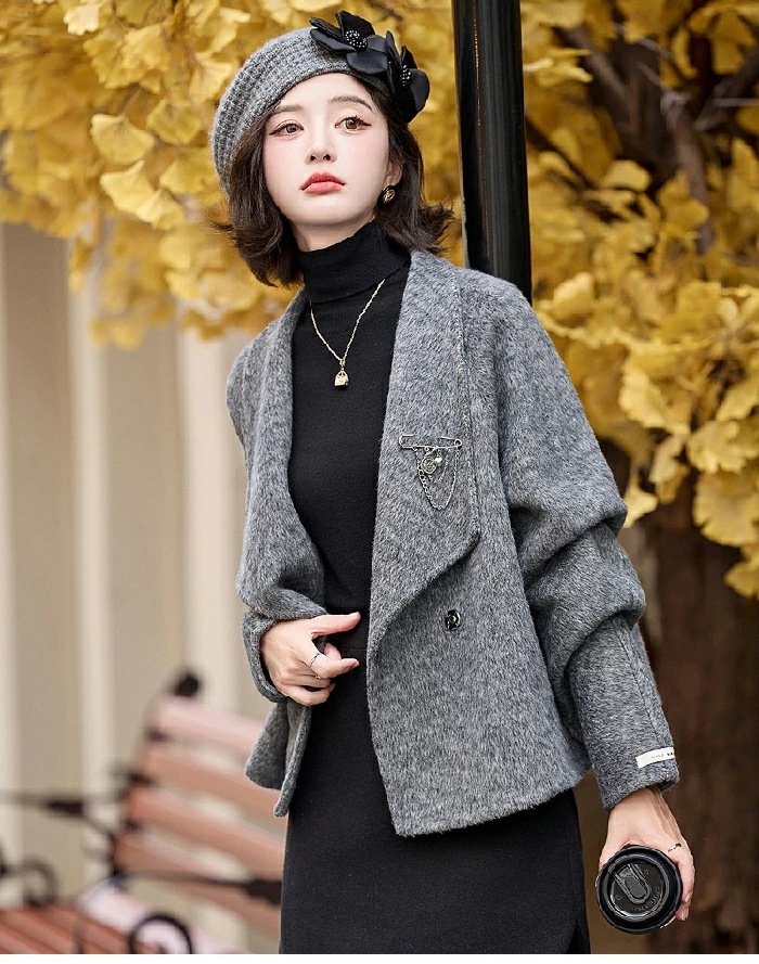 ジャケット レディース 春 秋 長袖 チェスターコート ウール テーラードジャケット コート アウター 羽織 トップス コート ショート丈 ウール 着回し力 着痩せ 体型カバー シンプル カジュアル ジャケット レディース 春 秋 長袖 チェスターコート ウール テーラードジャケット コート アウター 羽織 トップス コート ショート丈 ウール 着回し力 着痩せ 体型カバー シンプル カジュアル