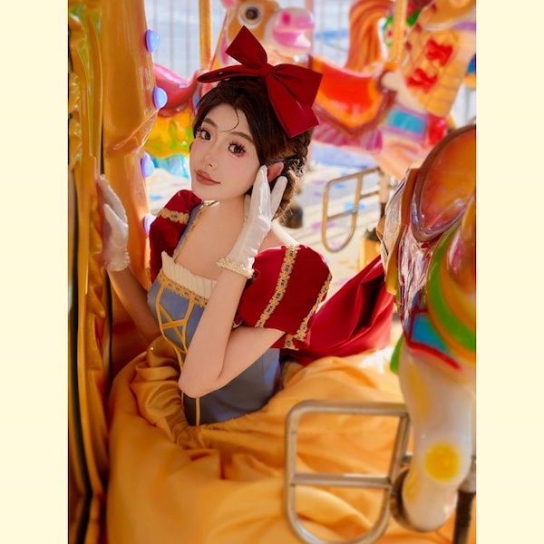 Qoo10] コスプレ衣装 ディズニー 白雪姫 ドレス