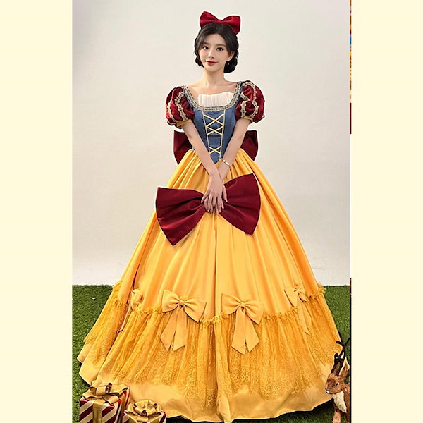 Qoo10] コスプレ衣装 ディズニー 白雪姫 ドレス