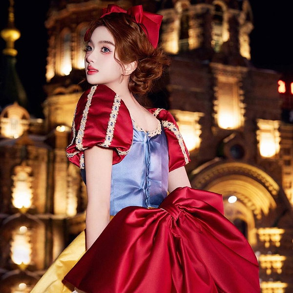 Qoo10] コスプレ衣装 ディズニー 白雪姫 ドレス