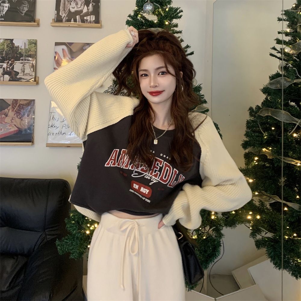 ニットソー 袖あり 長袖 レディース 個性的 Iライン 切り替えデザイン ドッキング ケーブルニット 異素材MIX 大人 可愛い カジュアル おしゃれ 秋 ボーイッシュ クール お出かけ イベント ニットソー 袖あり 長袖 レディース 個性的 Iライン 切り替えデザイン ドッキング ケーブルニット 異素材MIX 大人 可愛い カジュアル おしゃれ 秋 ボーイッシュ クール お出かけ イベント