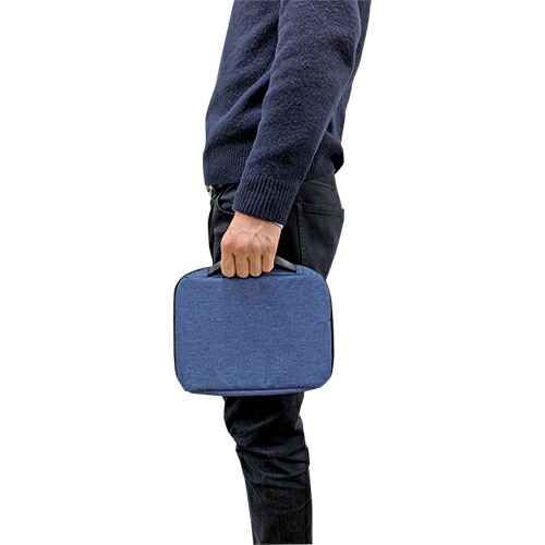 （まとめ買い）FASTORAGE A6サイズ バッグインバッグ ブラック FS104BK [x3]