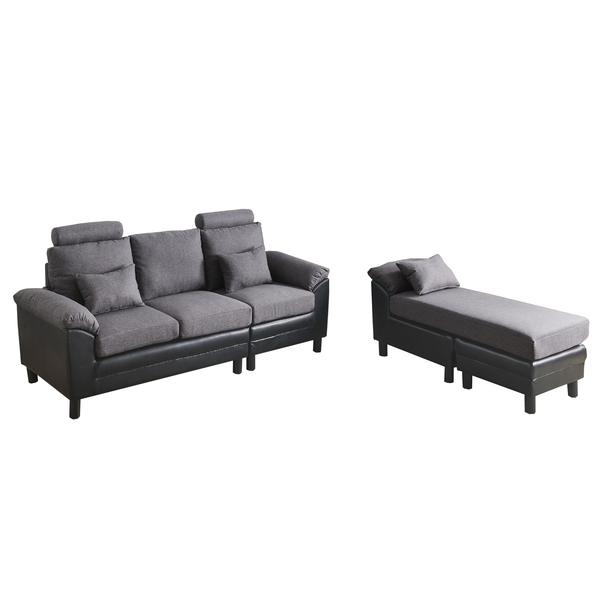 【国内出荷-送.料.無.料】ソファーソファ3人掛け弾力自由レイアウトハイバックカウチソファーファブリックL字ソファーローソファ肘付きソファーコーナーソファーヘッドソファー三人掛けソファーsofa【グ～