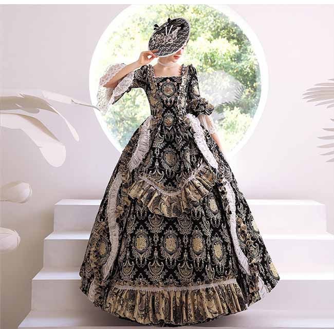 ドレス レディース ロングドレス ロココ 貴族ドレス 中世ヨーロッパ 新劇 サイズ指定OK フリル アンブレラスリーブ 華やか リボン ボリューム ゴージャス ステージ衣装 貴婦人 ドレス オペラ プ ドレス レディース ロングドレス ロココ 貴族ドレス 中世ヨーロッパ 新劇 サイズ指定OK フリル アンブレラスリーブ 華やか リボン ボリューム ゴージャス ステージ衣装 貴婦人 ドレス オペラ プ