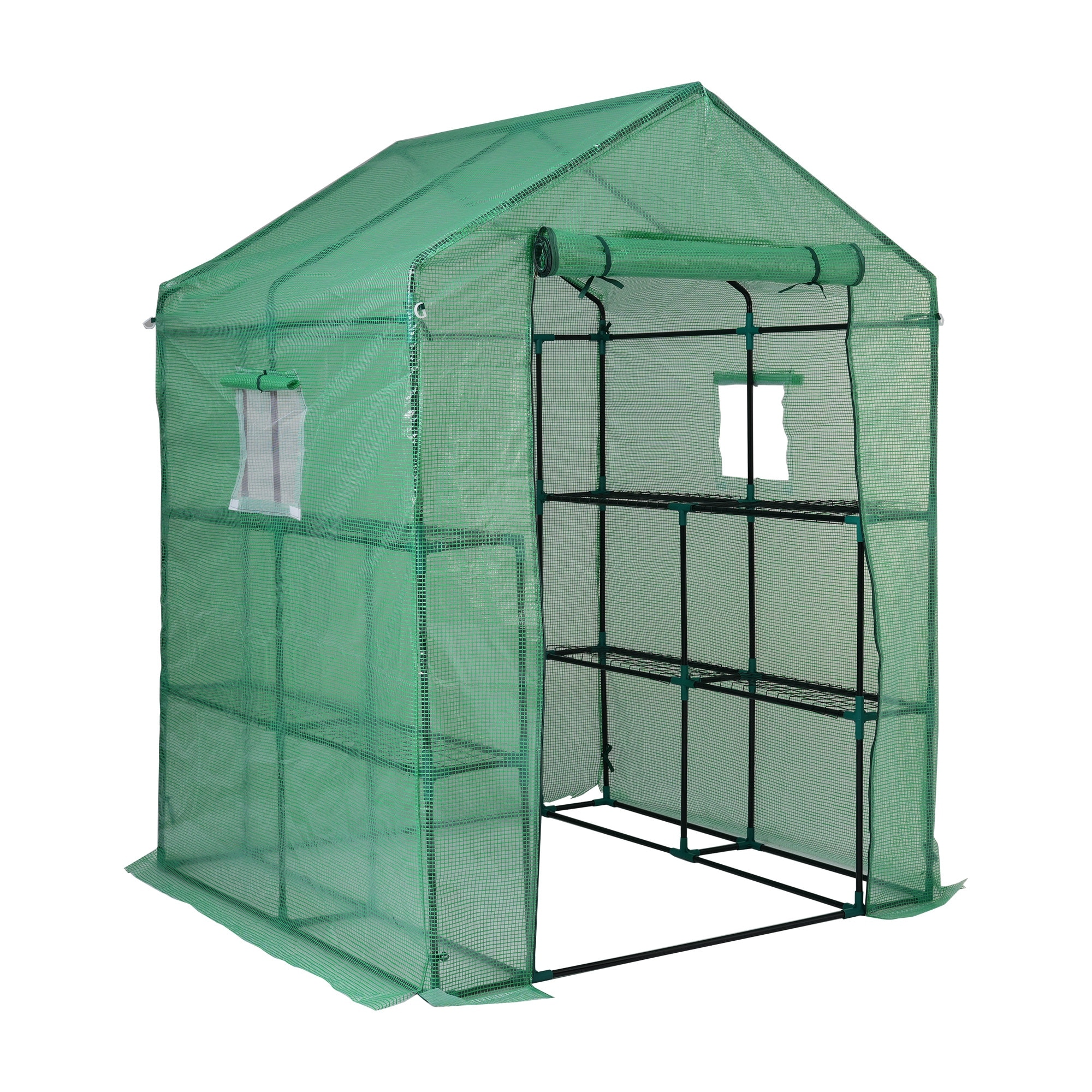 1902ビニール温室 大型 2枚カバー付き143*142*196CM 温室 左右2段 ベランダ 家庭用 ビニールハウス 家庭菜園 ガーデンハウス フラワーハウス ラック ビニール カバー 組立式 1902ビニール温室 大型 2枚カバー付き143*142*196CM 温室 左右2段 ベランダ 家庭用 ビニールハウス 家庭菜園 ガーデンハウス フラワーハウス ラック ビニール カバー 組立式