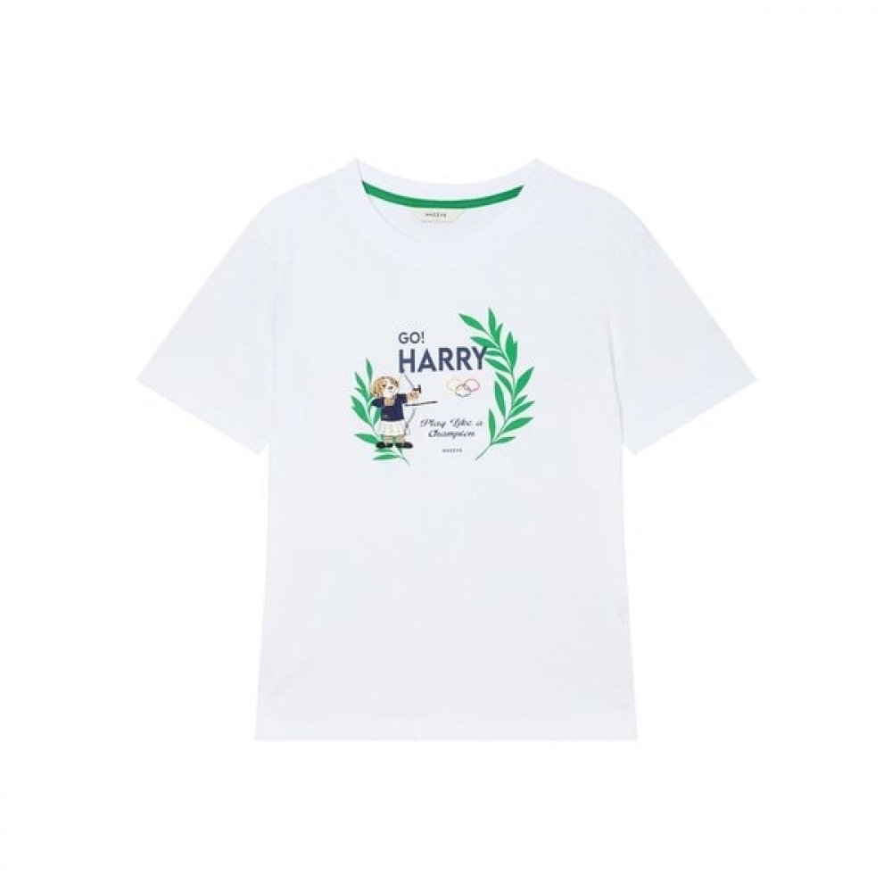 [24SS] アーチェリーホワイトTシャツ HSTS4BL63WT