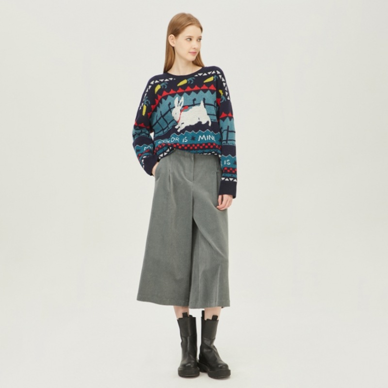 (ベネトン) ベネトンラビットジャカードニット BAKPB8361_NY