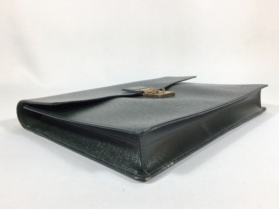 ビジネスバッグ タイガ セルヴィエット クラド M30074 グリーン 【中古品】
