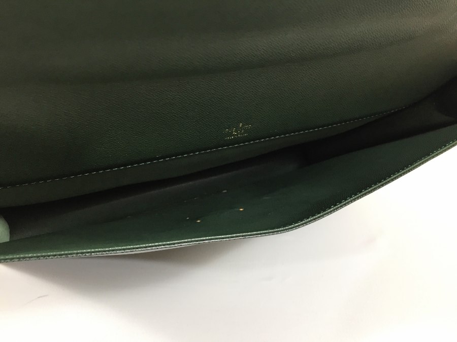 ビジネスバッグ タイガ セルヴィエット クラド M30074 グリーン 【中古品】