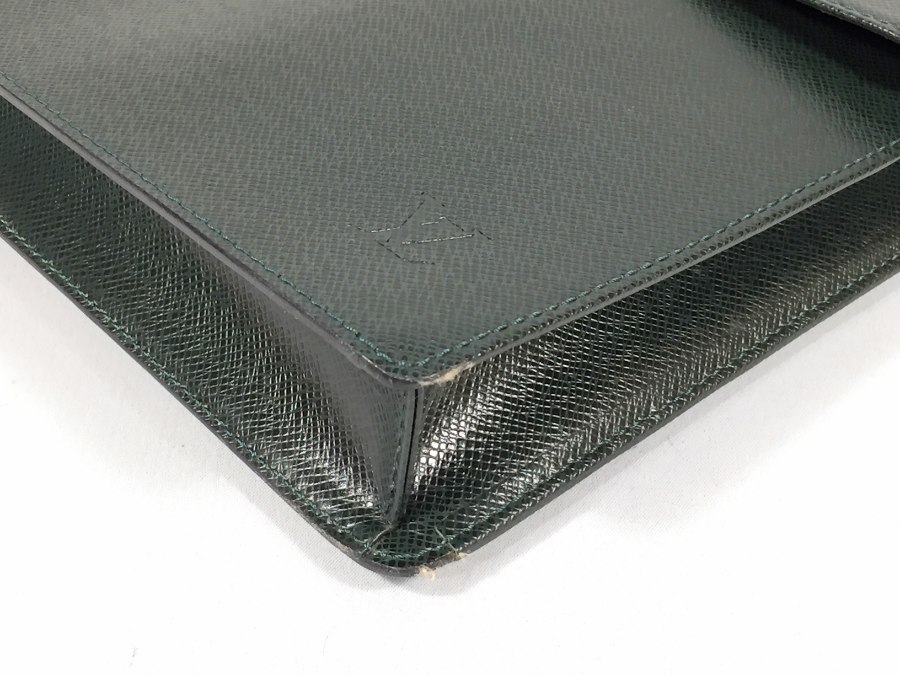 ビジネスバッグ タイガ セルヴィエット クラド M30074 グリーン 【中古品】