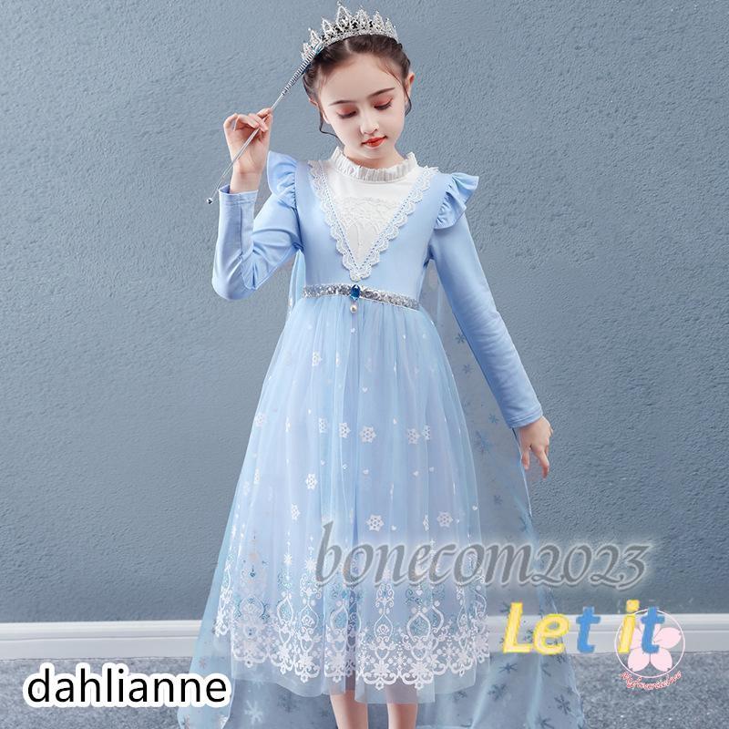 新品キャンペーンアナと雪の女王2 新作 エルサ 風 子供用 ドレス アナ雪 衣装 コスチューム ワンピース キッズ かわいい おすすめ 高級