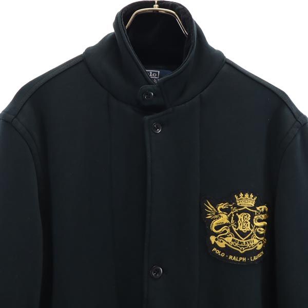 ポロバイラルフローレン　フェードブラック　スウェット　USA製　墨黒　古着　XL POLO RALPH LAUREN(ポロラルフローレン) / ポロラルフローレン