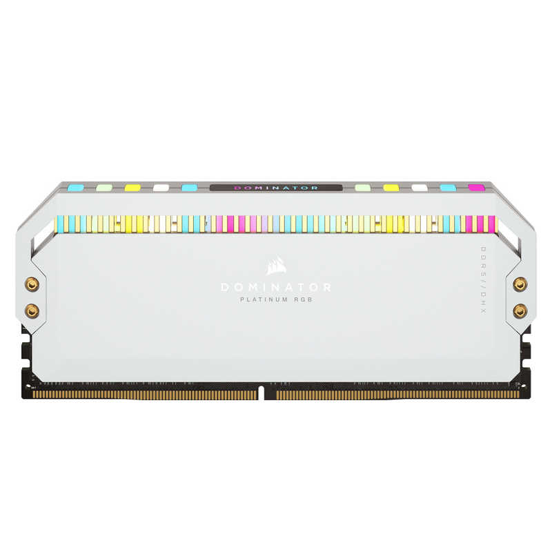 コルセア　CORSAIR　増設用メモリ DOMINATOR RGB DDR5 ホワイト[DIMM DDR5 /16GB /2枚]　CMT32GX5M2B5200C40W