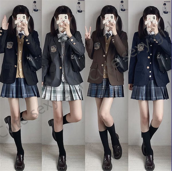 JK制服 Qoo10] 学院風JK制服スーツコレクション韓国ファ