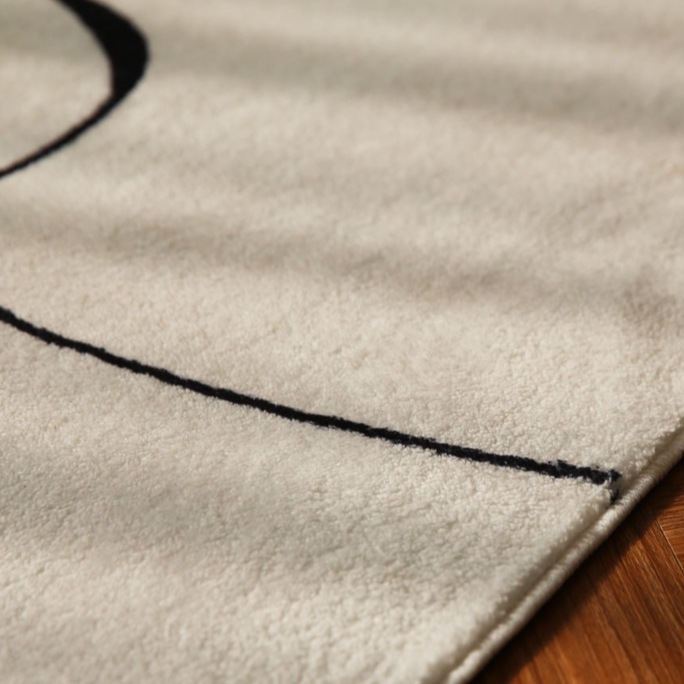 デリアデザインラグ ivory 80x160 140x200 160x230 デリアデザインラグ ivory 80x160 140x200 160x230