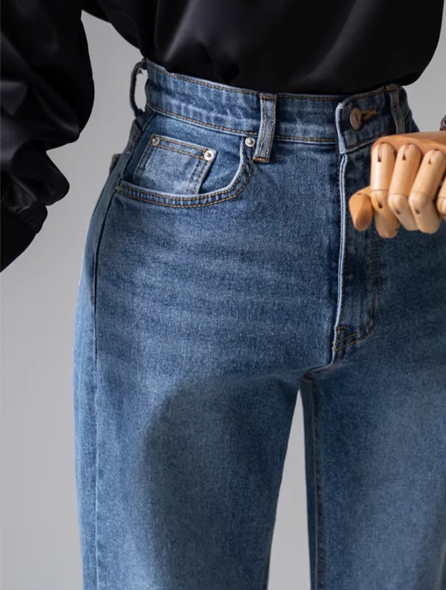 ボトムス パンツ Gパン ズボン ストレートパンツ デニムパンツ レギュラー丈 ストレート ファスナー ポケット デニム 大人可愛い きれいめ シンプル カジュアル おしゃれ お洒落 かっこいい