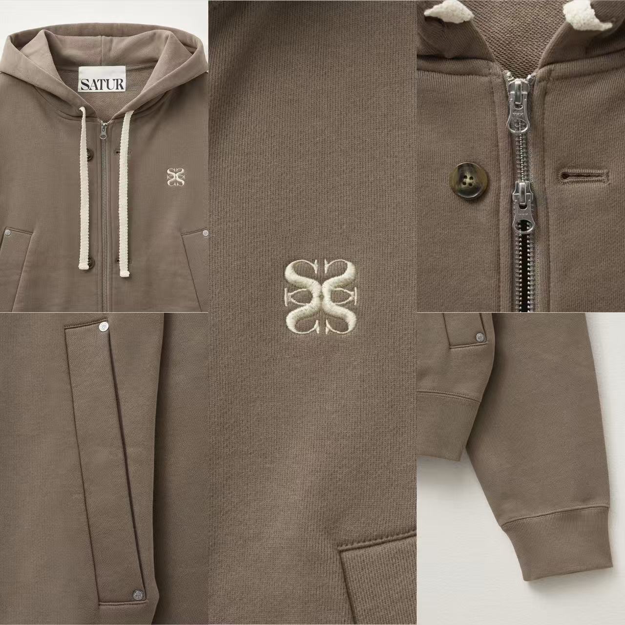 [12カラー] NEW Teo Cotton All Day Hood Zip-up -(WS/M/L/XL)