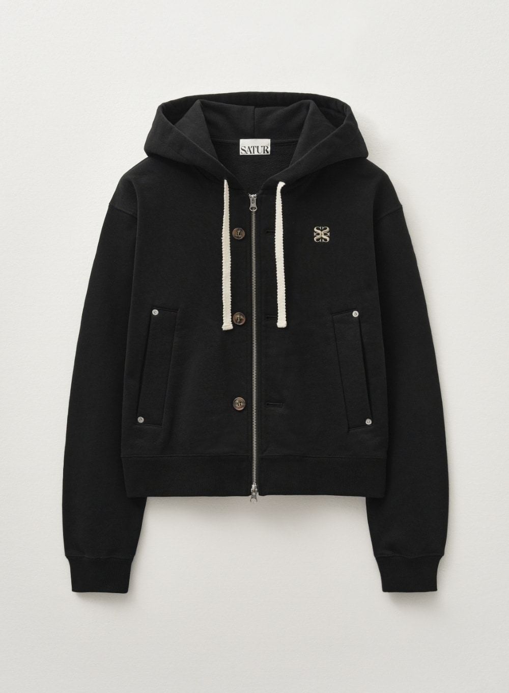 [12カラー] NEW Teo Cotton All Day Hood Zip-up -(WS/M/L/XL)