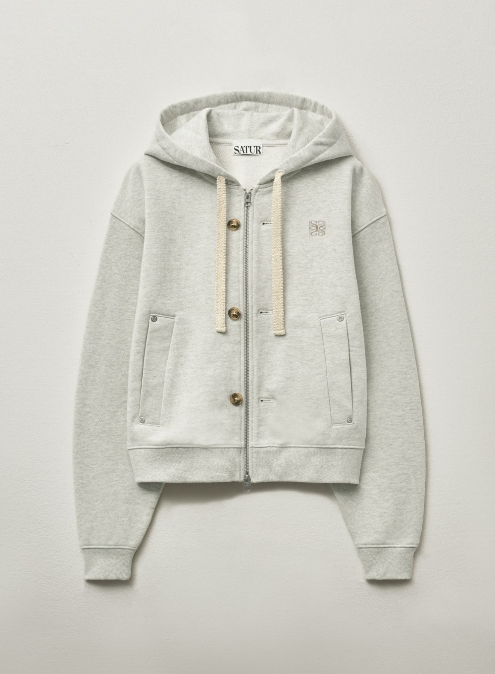 [12カラー] NEW Teo Cotton All Day Hood Zip-up -(WS/M/L/XL)