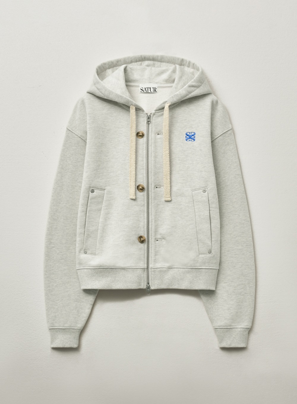 [12カラー] NEW Teo Cotton All Day Hood Zip-up -(WS/M/L/XL)