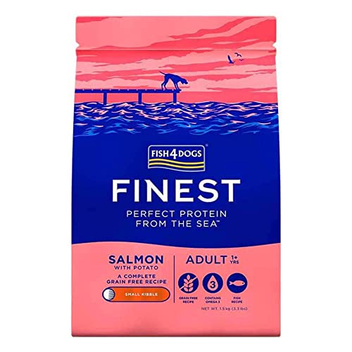 フィッシュ4ドッグ FISH 4 DOGS ドッグフード ファイネスト サーモン 小粒 1.5kg