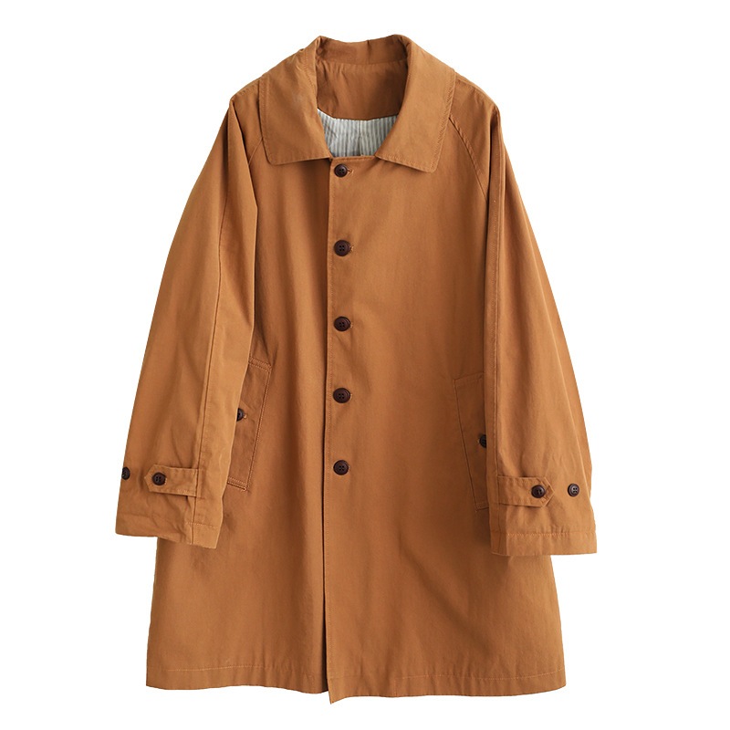 綿ジャケット 女性セミロング丈コート痩せている春秋アウター女性トレンチコート 綿ジャケット 女性セミロング丈コート痩せている春秋アウター女性トレンチコート