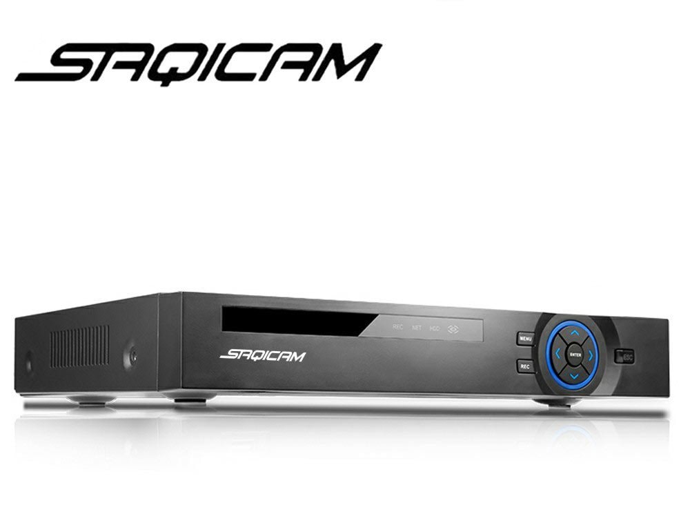 Saqicam 防犯録画機 8CH POE 1080P防犯カメラ 監視カメラ対応 デジタルレコーダー 遠隔監視 DVR Ipad/iPhone/Android スマホ対応 防犯カメラ用レコーダ