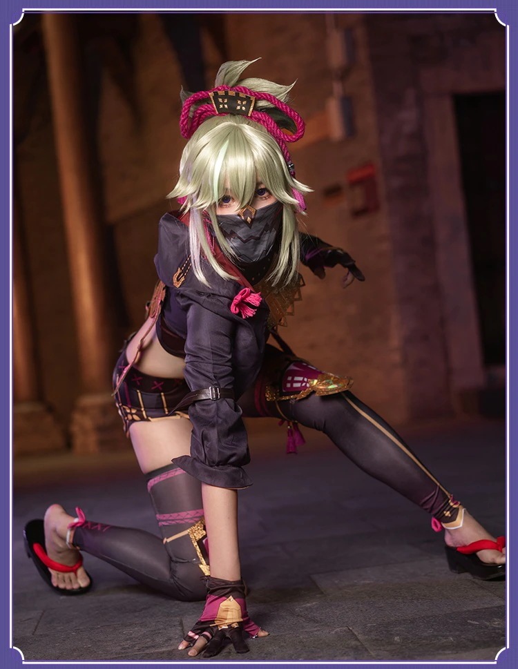コスチューム コスプレ衣装 くきしのぶ 久岐忍 Genshin げんしん 原神 スーツ ハロウィン 2023年新作入荷コスプレ