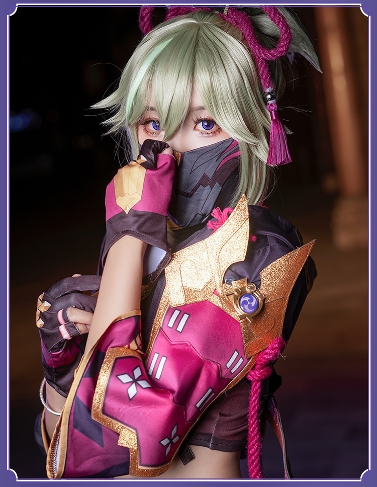 コスチューム コスプレ衣装 くきしのぶ 久岐忍 Genshin げんしん 原神 スーツ ハロウィン 2023年新作入荷コスプレ