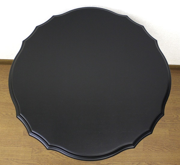 ティーテーブル 丸型 サイドテーブル アンティーク調 ノワール 直径60cm 開梱設置 ティーテーブル 丸型 サイドテーブル アンティーク調 ノワール 直径60cm 開梱設置