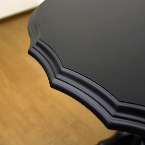 ティーテーブル 丸型 サイドテーブル アンティーク調 ノワール 直径60cm 開梱設置 ティーテーブル 丸型 サイドテーブル アンティーク調 ノワール 直径60cm 開梱設置