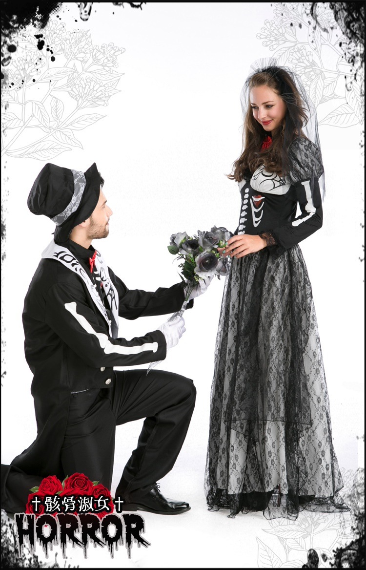 ハロウィン コスプレ 花嫁 花嫁ゾンビ 魔女 ゾンビ 骸骨 淑女 ロングドレス 花嫁 ゴスロリ コス ハロウィン コスプレ 花嫁 花嫁ゾンビ 魔女 ゾンビ 骸骨 淑女 ロングドレス 花嫁 ゴスロリ コス