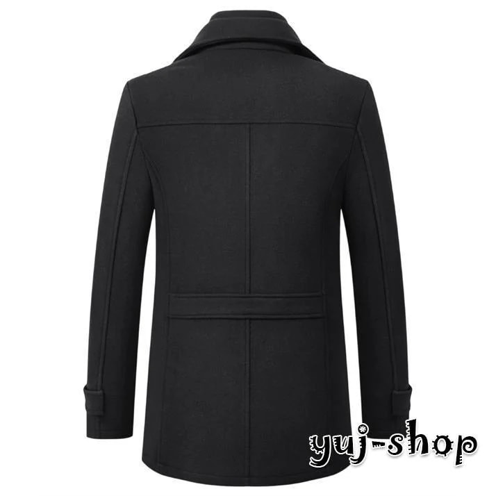 ブラックフライデー チェスターコート メンズ アウター ロングコート ビジネスコート ウール 通勤 オンオフ兼用 ロング丈 細身 スリム 秋冬服