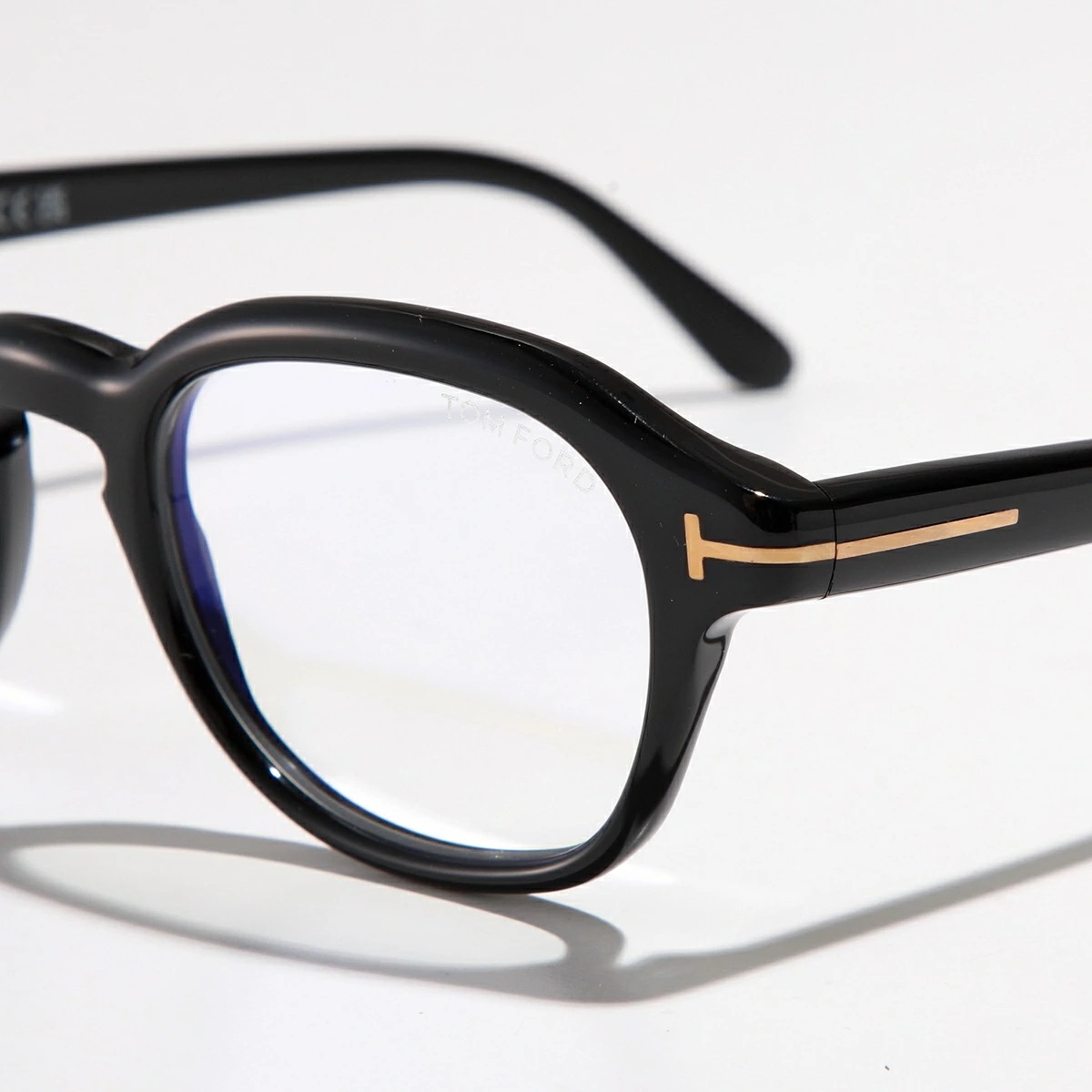 TOM FORD トムフォード メガネ TF5871-B FT5871-B メンズ ウェリントン型 フルリム めがね 眼鏡 伊達メガネ ブルーライトカット Tロゴ アイウェア 001