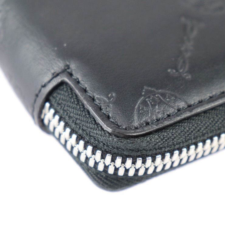 新古未使用展示品 Berluti ベルルッティ 二つ折り財布 225441 カーフレザー ブラック シルバー金具 ラウンドファスナー 長財布【本物保証】 新古未使用展示品 Berluti ベルルッティ 二つ折り財布 225441 カーフレザー ブラック シルバー金具 ラウンドファスナー 長財布【本物保証】