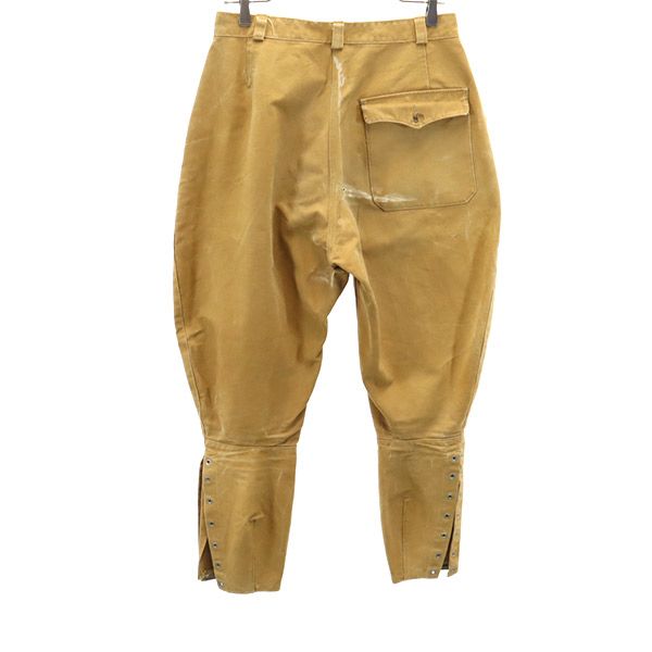 AKILA 40s 50s ヴィンテージ ジョッパーズパンツ ベージュ系 ボタンフライ メンズ