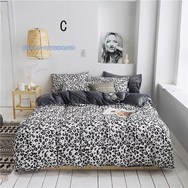 新品　ANTHROPOLOGIEセミダブル♡掛け布団＆枕カバーセット セミダブル ダブルサイズ3点セット ボヘミアン 柄 布団カバー 枕カバー