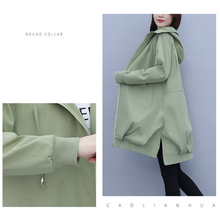 春秋 OL パーカー フード付き トレンチコート レディース アウター ロングコート チェスターコー 春秋 OL パーカー フード付き トレンチコート レディース アウター ロングコート チェスターコー