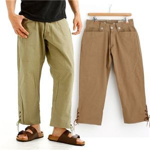 ベルギー軍 七分丈パンツ カーキ 5サイズ