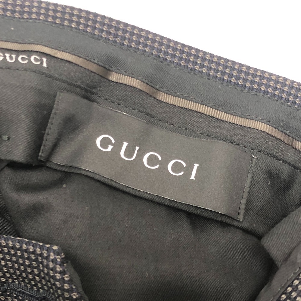 パンツ 342605 アパレル ボトムス チェック柄 ストレート スラックス コットン ブラック パンツ 342605 アパレル ボトムス チェック柄 ストレート スラックス コットン ブラック