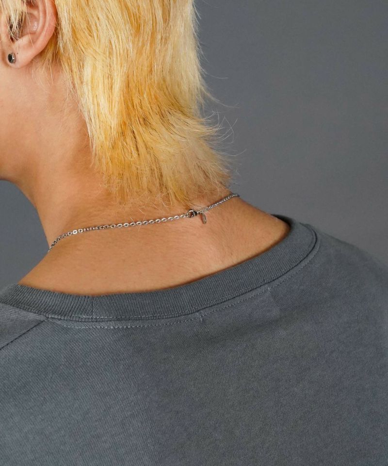 LH-1 イバラ ダブルリングネックレス サージカルステンレス 03NE0415SV ステンレスネックレス (金属アレルギー対応) ペンダント メンズ ブ LH-1 イバラ ダブルリングネックレス サージカルステンレス 03NE0415SV ステンレスネックレス (金属アレルギー対応) ペンダント メンズ ブ