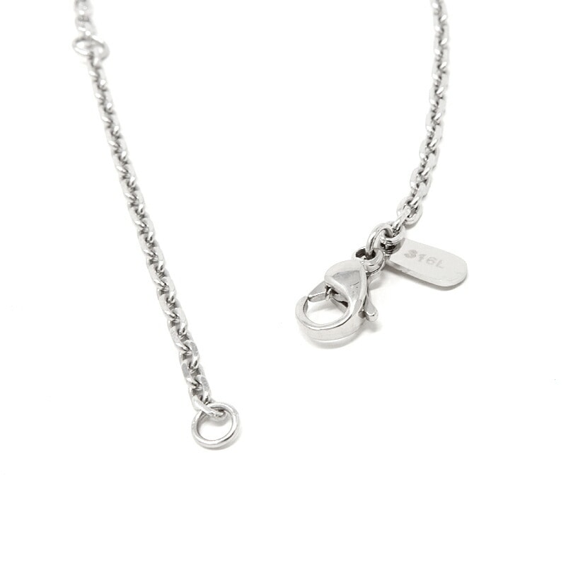 LH-1 イバラ ダブルリングネックレス サージカルステンレス 03NE0415SV ステンレスネックレス (金属アレルギー対応) ペンダント メンズ ブ LH-1 イバラ ダブルリングネックレス サージカルステンレス 03NE0415SV ステンレスネックレス (金属アレルギー対応) ペンダント メンズ ブ