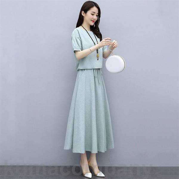上下セット 上下 セット セットアップ 2点セット Tシャツ レディース 夏 夏服 リネン 綿麻 女性 ロングスカート スカート 半袖 丸首 ウエストゴム ミモレ丈 フォーマル カジュアル 上下セット 上下 セット セットアップ 2点セット Tシャツ レディース 夏 夏服 リネン 綿麻 女性 ロングスカート スカート 半袖 丸首 ウエストゴム ミモレ丈 フォーマル カジュアル
