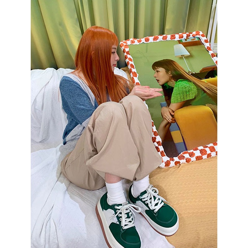 最安値 レッドベルベット着用 Poseganch かわいいマムマム厚底スニーカー Mummum 厚底スニーカー Color 8 All Black Www Spira Edu Co