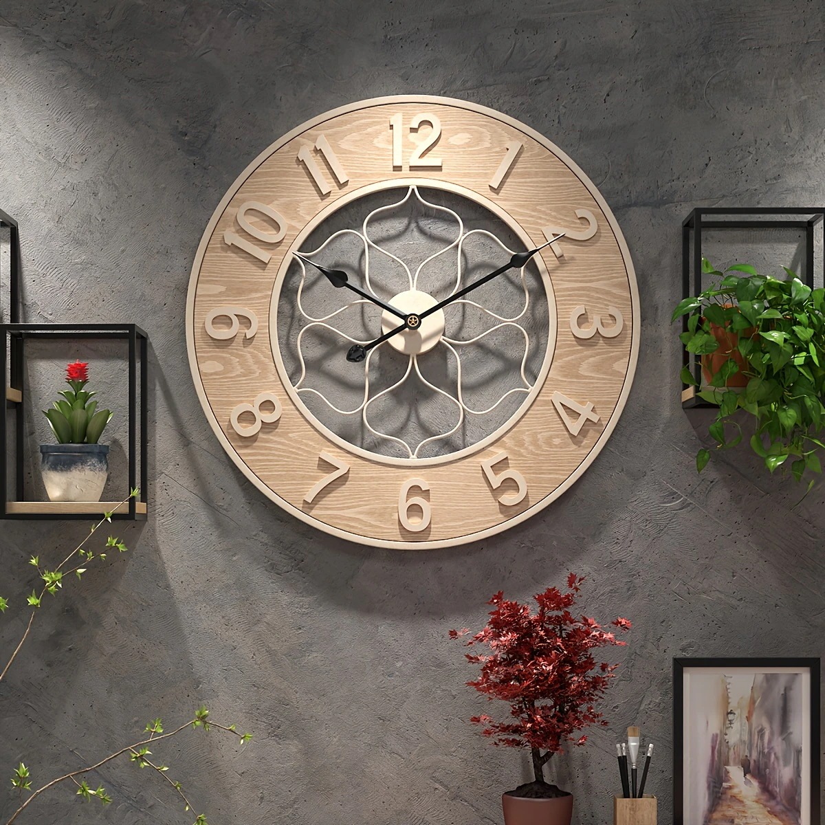 掛け時計 ヴィンテージ調 北欧 静音 アナログ おしゃれ かわいい インテリア 円形 モダン シンプル ウォール クロック 壁掛け 時計 掛け時計 ヴィンテージ調 北欧 静音 アナログ おしゃれ かわいい インテリア 円形 モダン シンプル ウォール クロック 壁掛け 時計